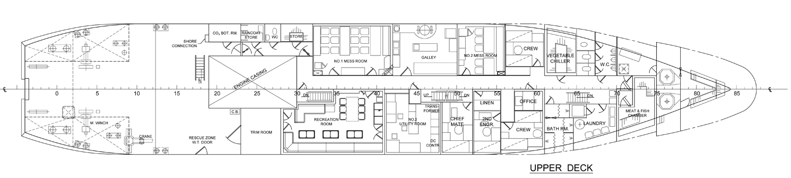 Northern Endeavour Upper Deck Plans
